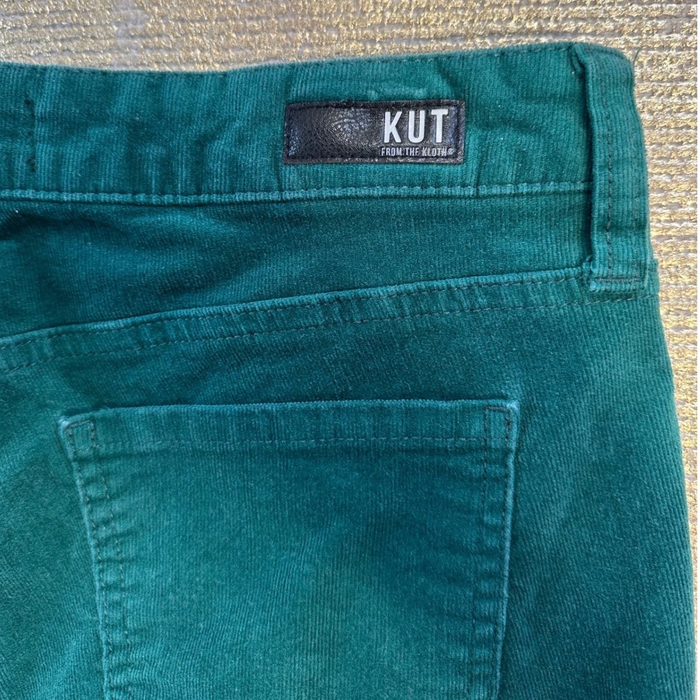 KUT FROM THE KLOTH Petite Green Diana Skinny Corduroy Pants | 6P - Picture 9 of 16